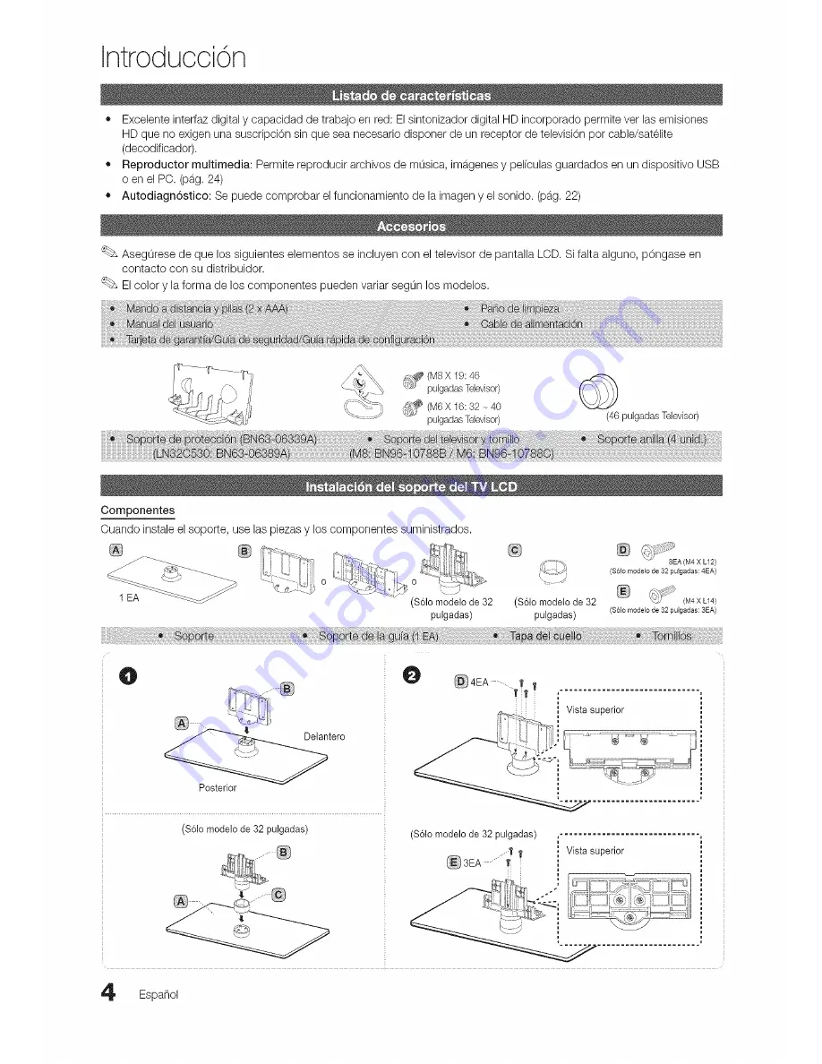 Samsung series 5 530 Manual Del Usuario Download Page 4