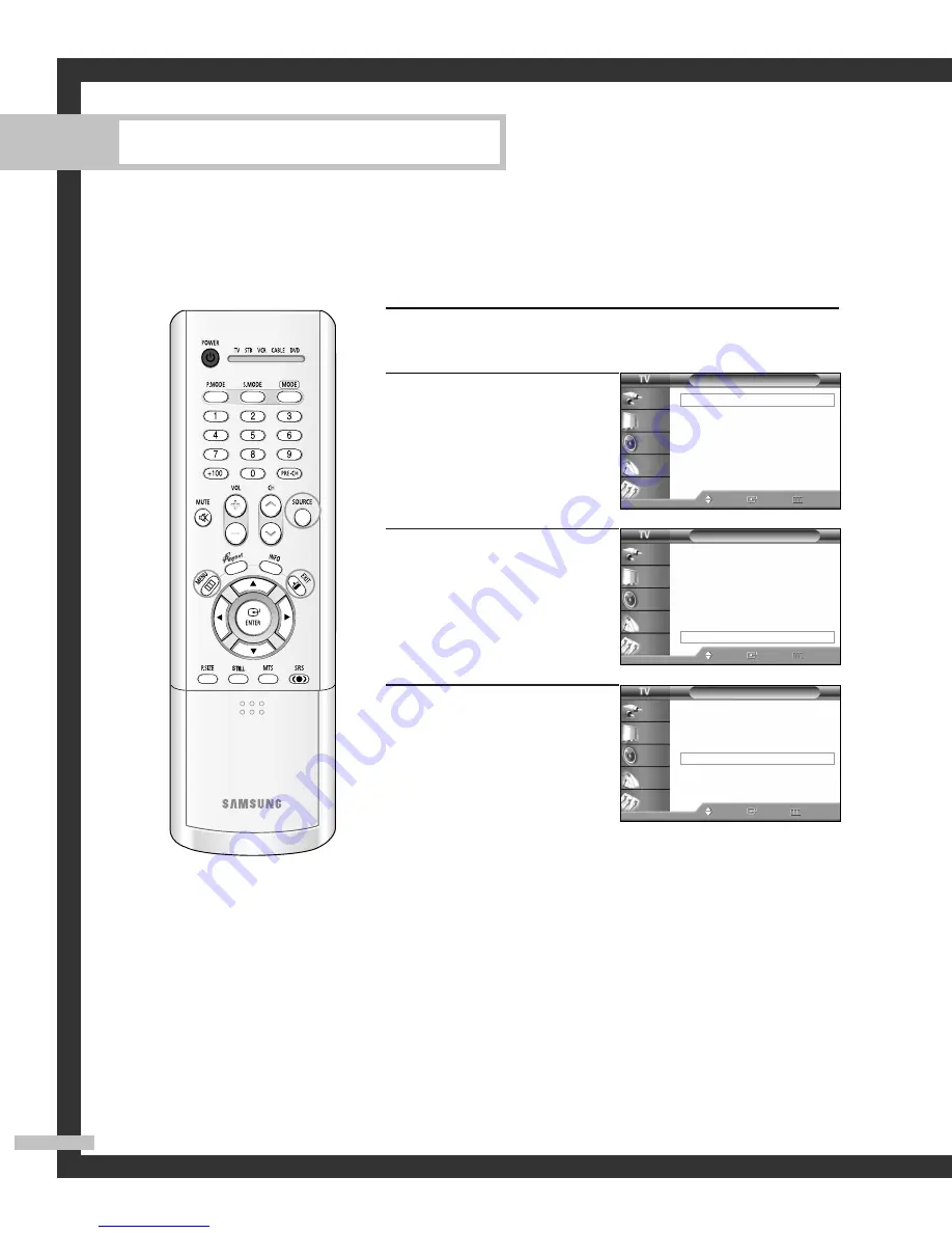 Samsung SP-46L3HR Owner'S Instructions Manual Download Page 82