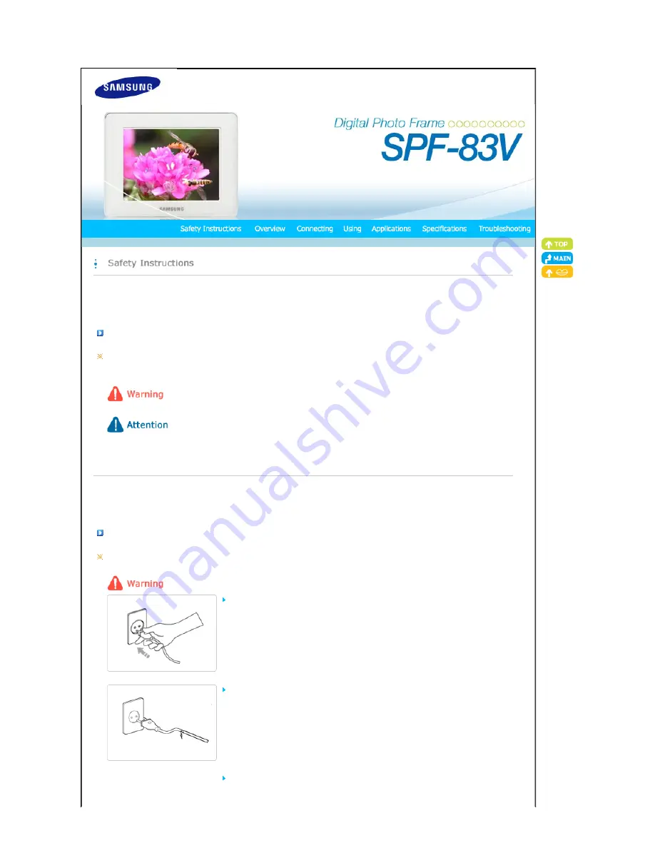 Samsung SPF-83V Manual Download Page 2