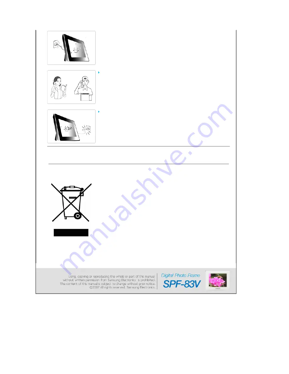 Samsung SPF-83V Manual Download Page 6