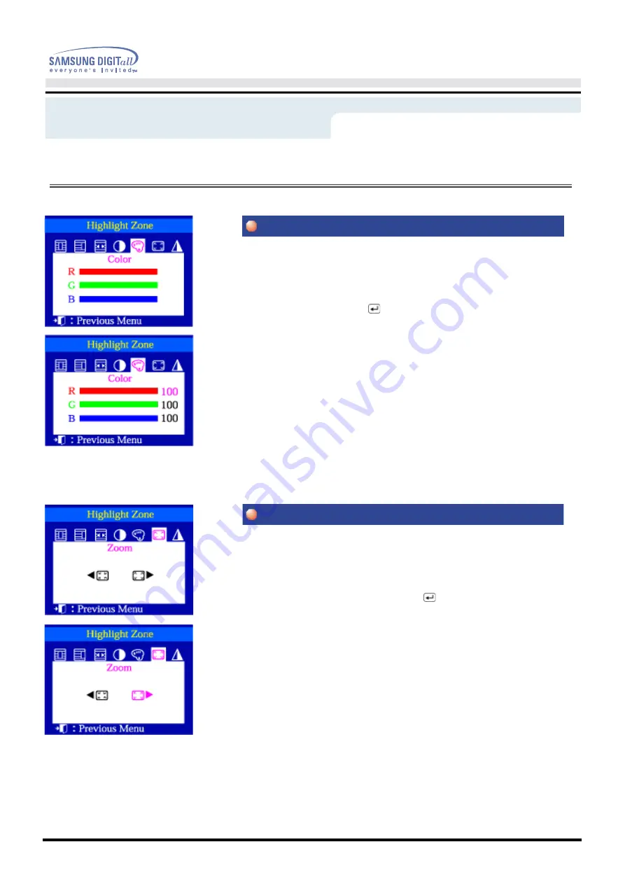 Samsung SyncMaster 1100 DF Manual Download Page 38