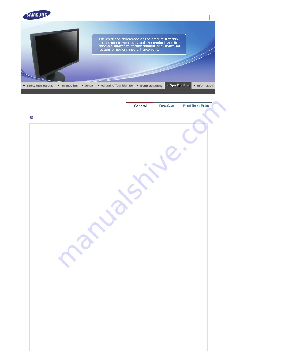 Samsung SyncMaster 2023 NW User Manual Download Page 45