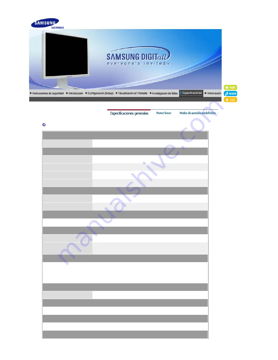 Samsung SyncMaster 204Ts Manual Del Usuario Download Page 73