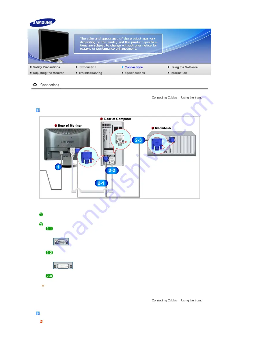 Samsung SyncMaster 216BW Manual Download Page 17