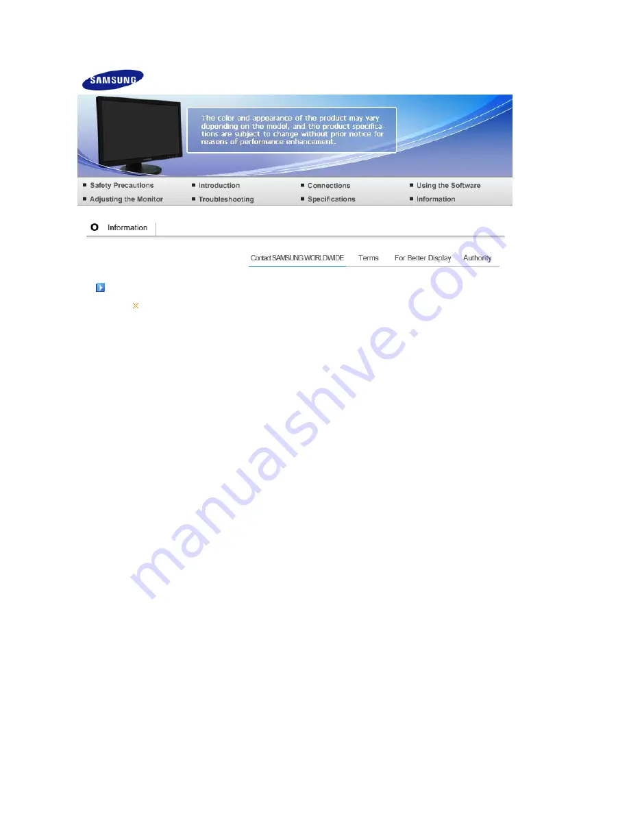 Samsung SyncMaster 245B, 245BW Скачать руководство пользователя страница 51