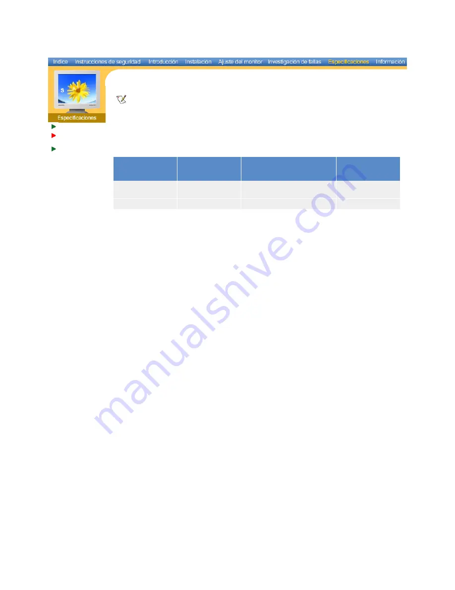 Samsung SyncMaster 323T Manual Del Usuario Download Page 66