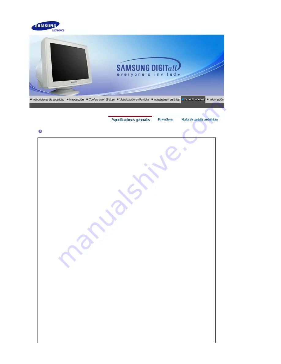 Samsung SyncMaster 591s Manual Del Usuario Download Page 87