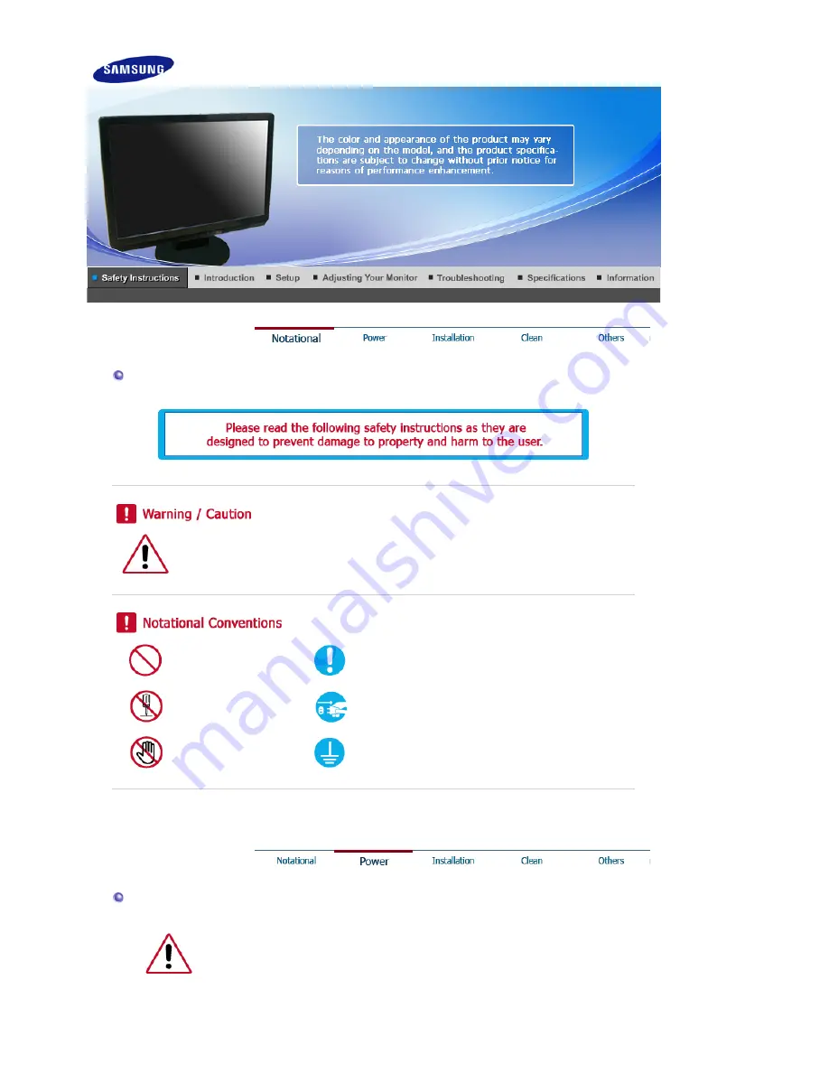 Samsung SyncMaster 920LM User Manual Download Page 2