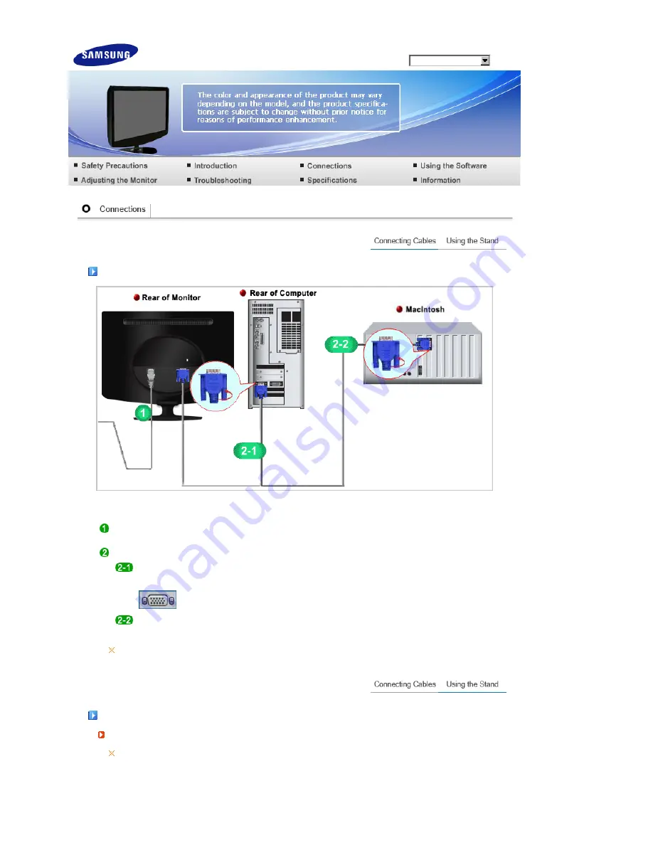 Samsung SyncMaster 932NW Owner'S Manual Download Page 17