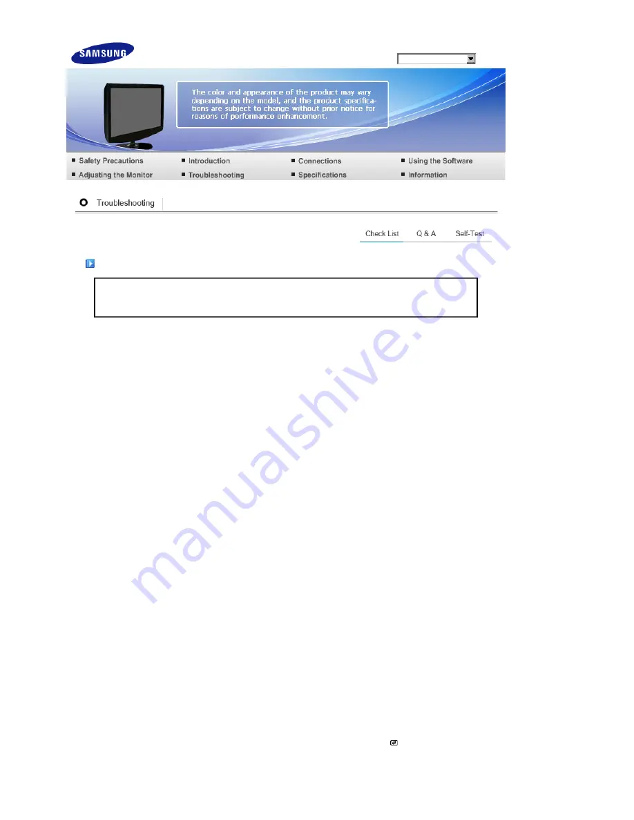 Samsung SyncMaster 932NW Owner'S Manual Download Page 38