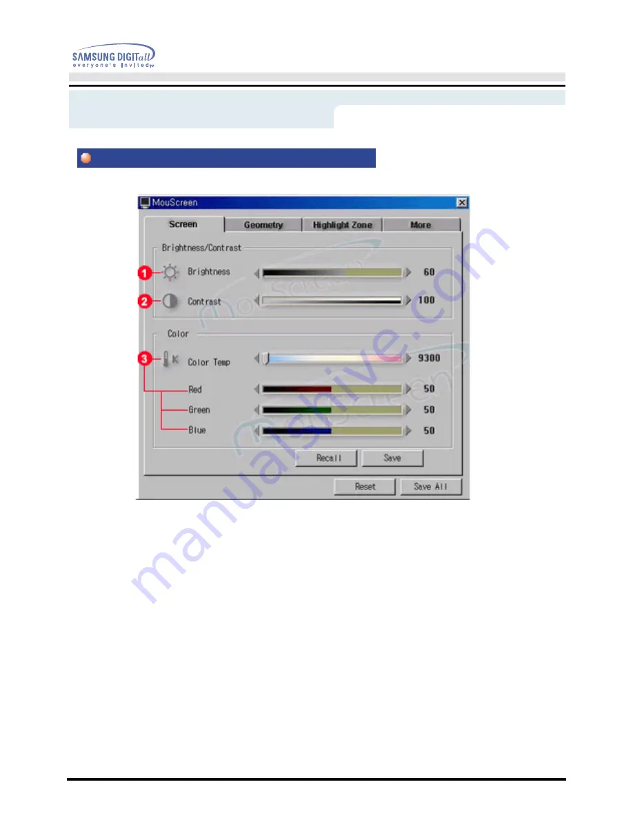 Samsung SyncMaster 957FS Manual Del Usuario Download Page 44