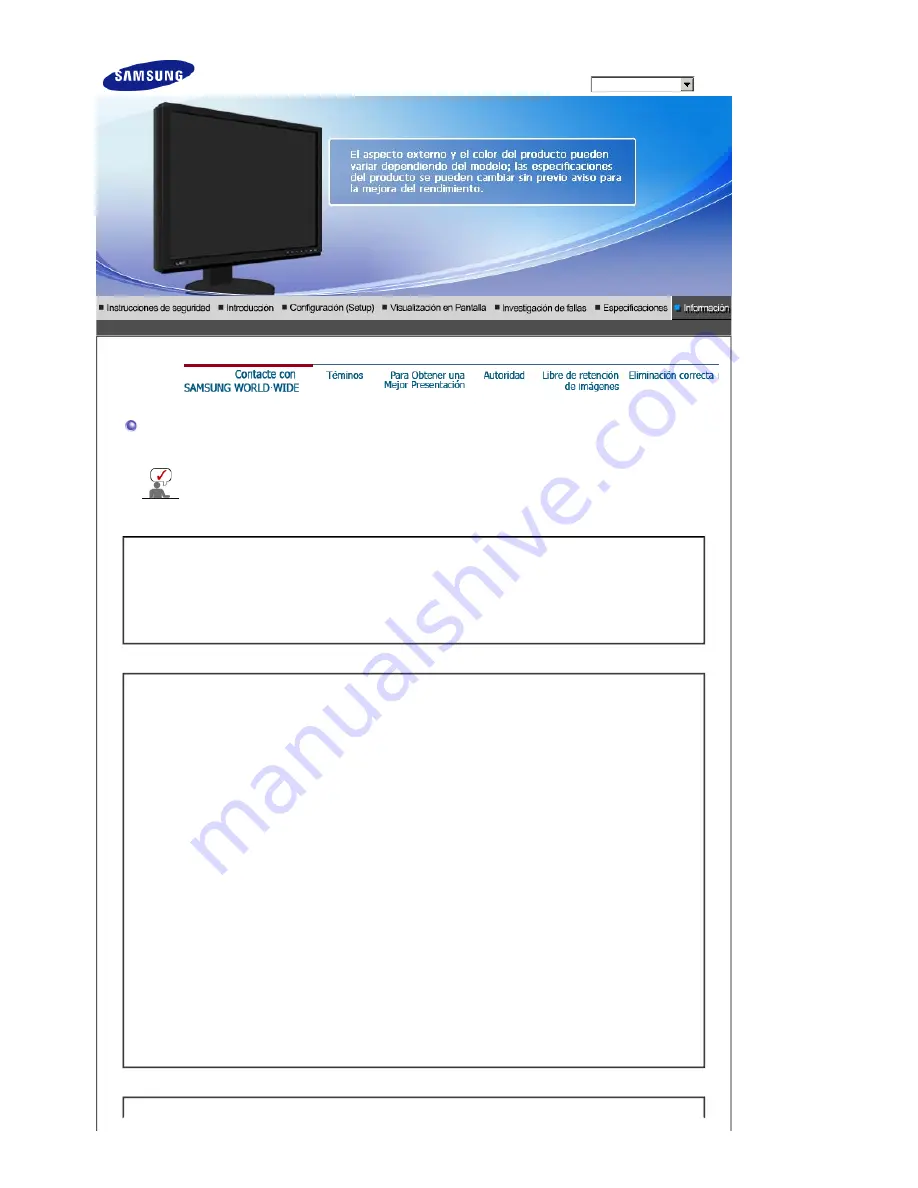 Samsung SyncMaster XL20 Manual Del Usuario Download Page 67