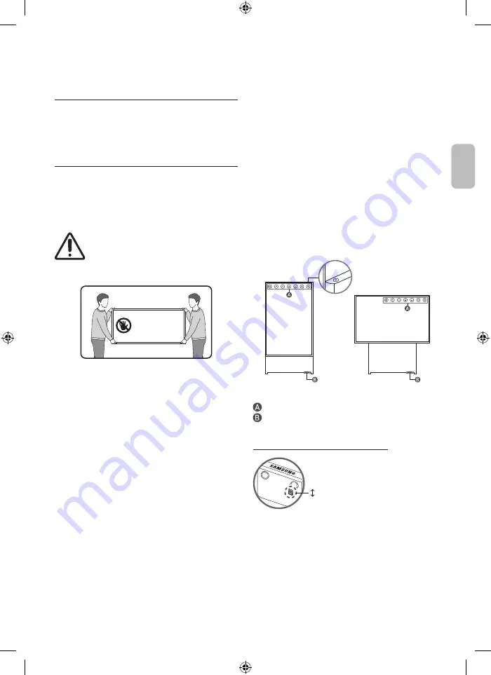 Samsung The Sero 85Q70B User Manual Download Page 21