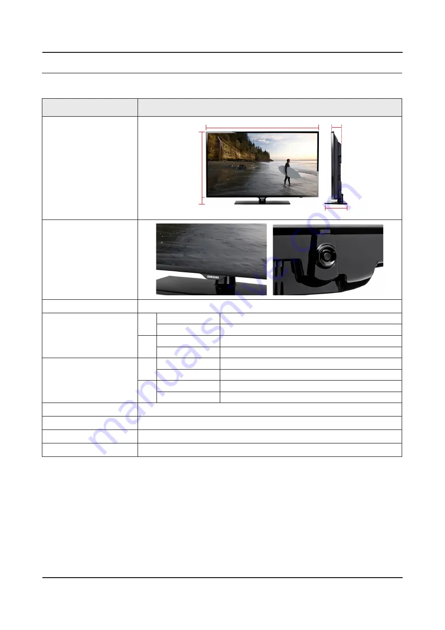 Samsung UN FH6200F Series Service Manual Download Page 9