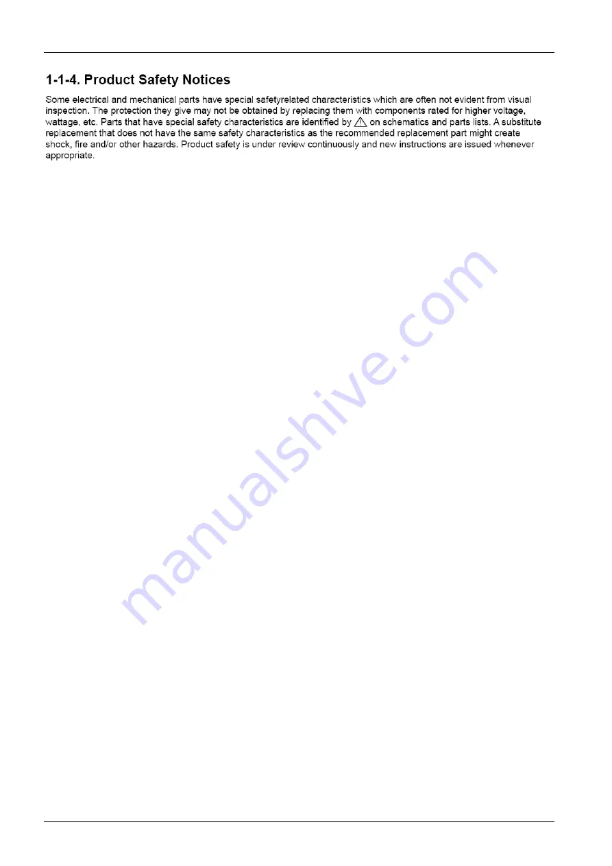 Samsung UN46ES71 0F Series Service Manual Download Page 4