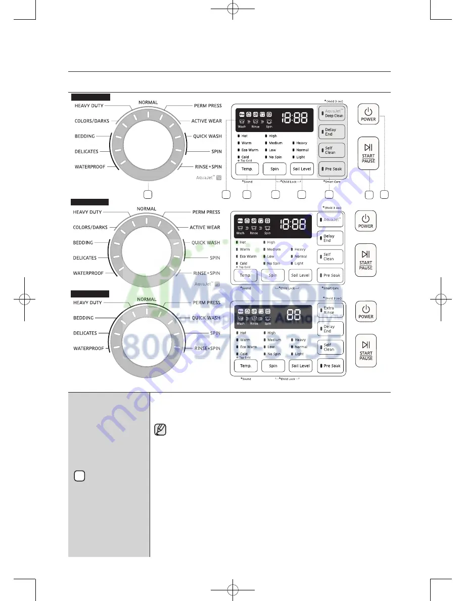 Samsung WA45H7200A User Manual Download Page 106