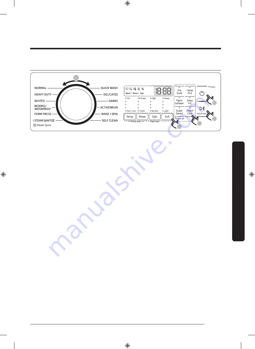 Samsung WA55A7700AV User Manual Download Page 107