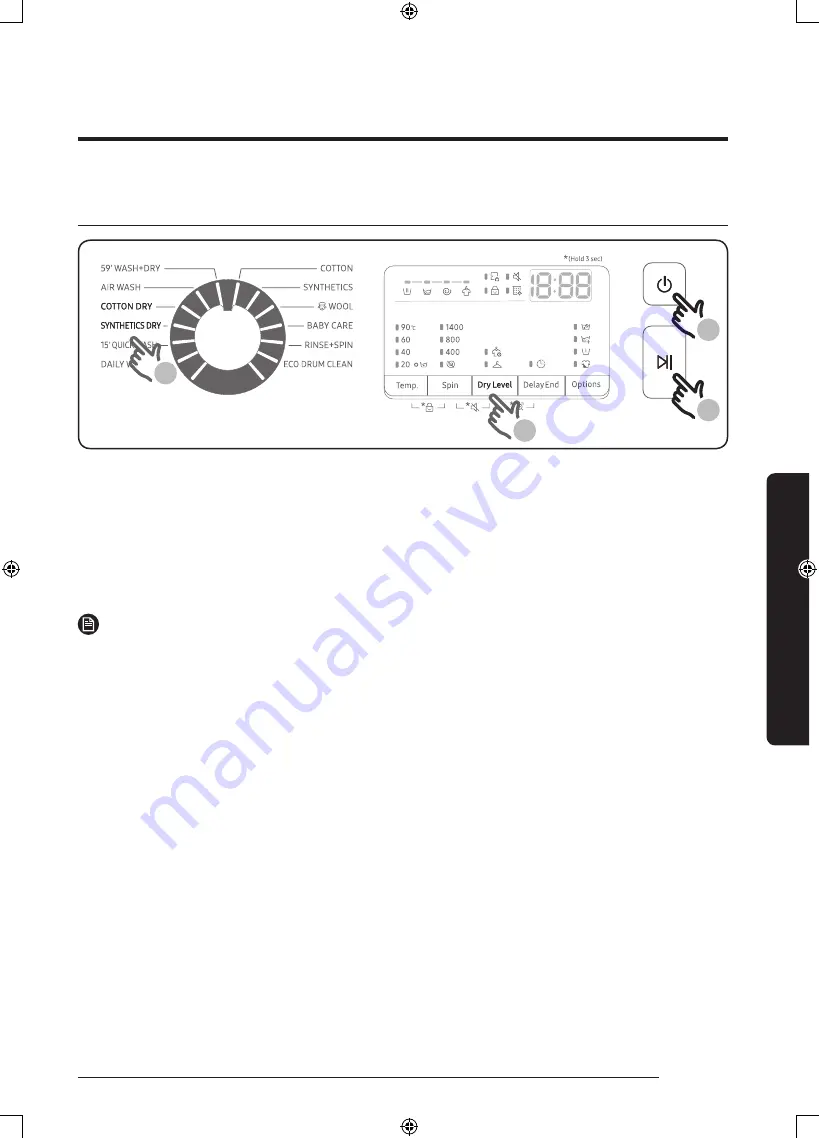 Samsung WD80M4 Series User Manual Download Page 33