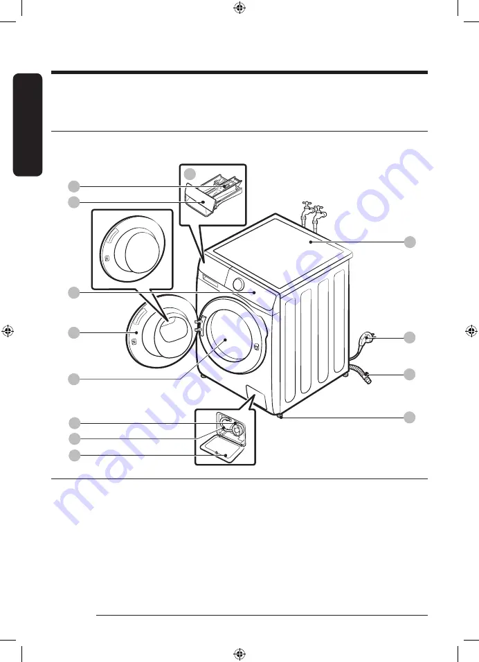 Samsung WD95T754DBT User Manual Download Page 16