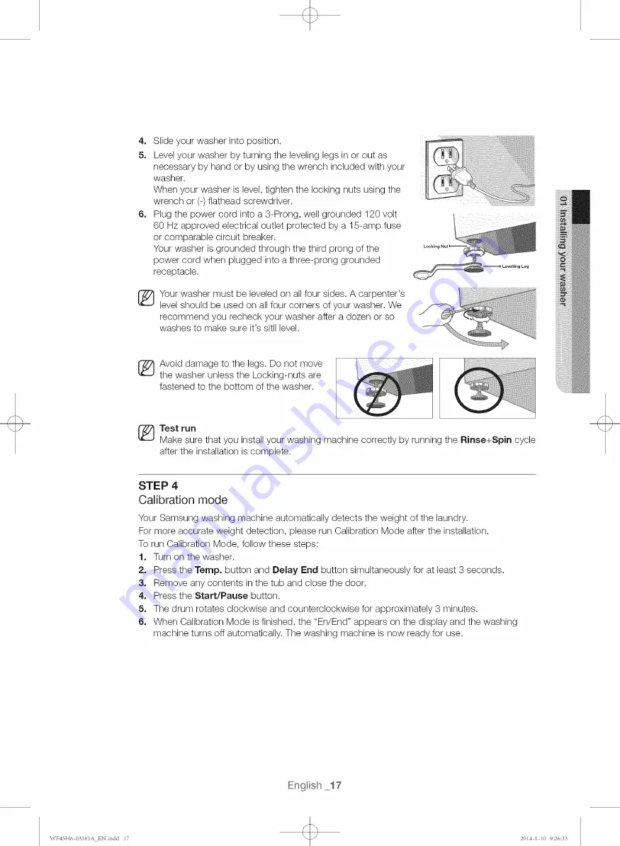 Samsung WF45H6300AG/A2-01 User Manual Download Page 17