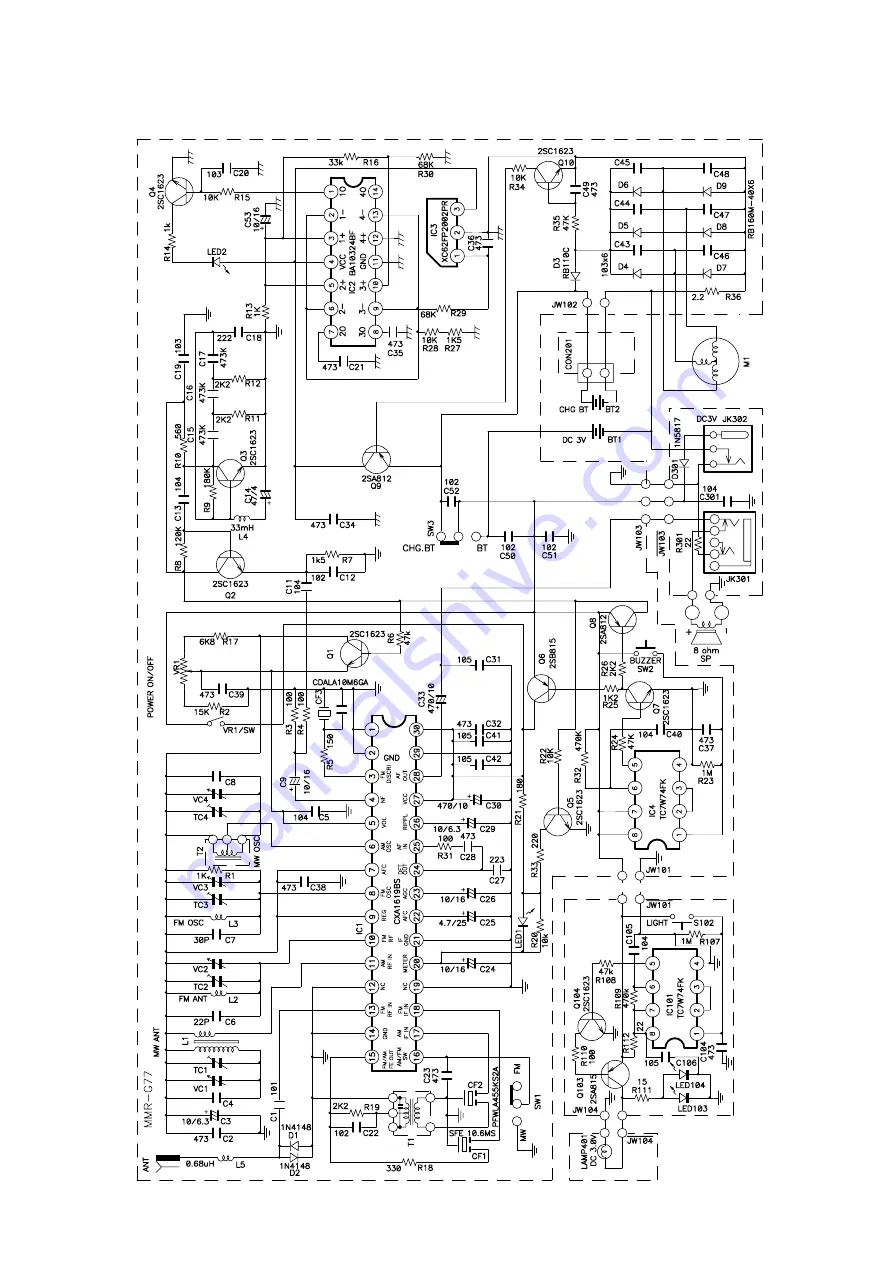 Sangean MMR-77 Service Manual Download Page 28