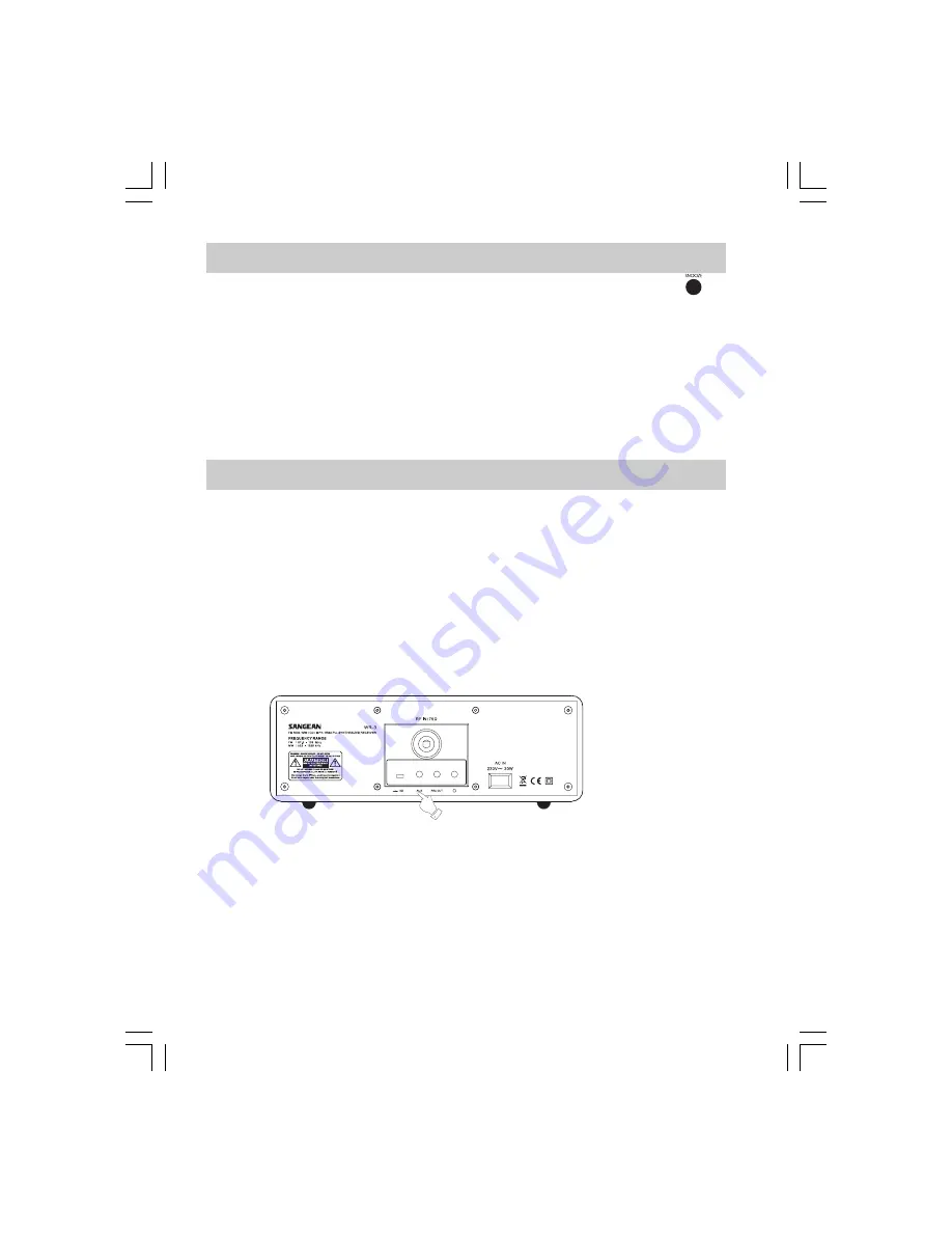 Sangean WR-3 User Manual Download Page 44