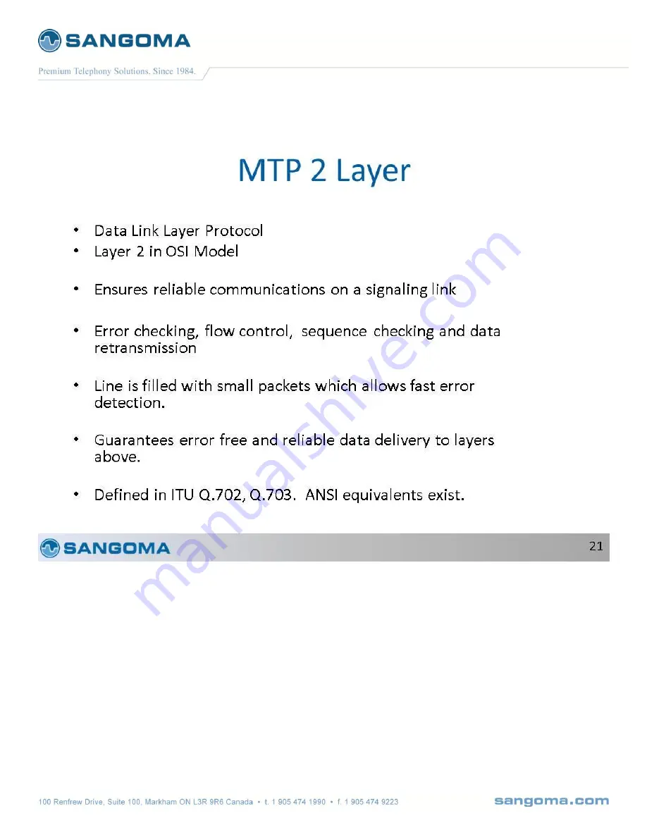 Sangoma Netborder SS7 User Manual Download Page 219