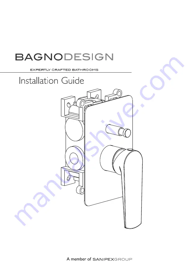 Sanipex BAGNODESIGN VITESSE BDM-VIT-411 Series Скачать руководство пользователя страница 1