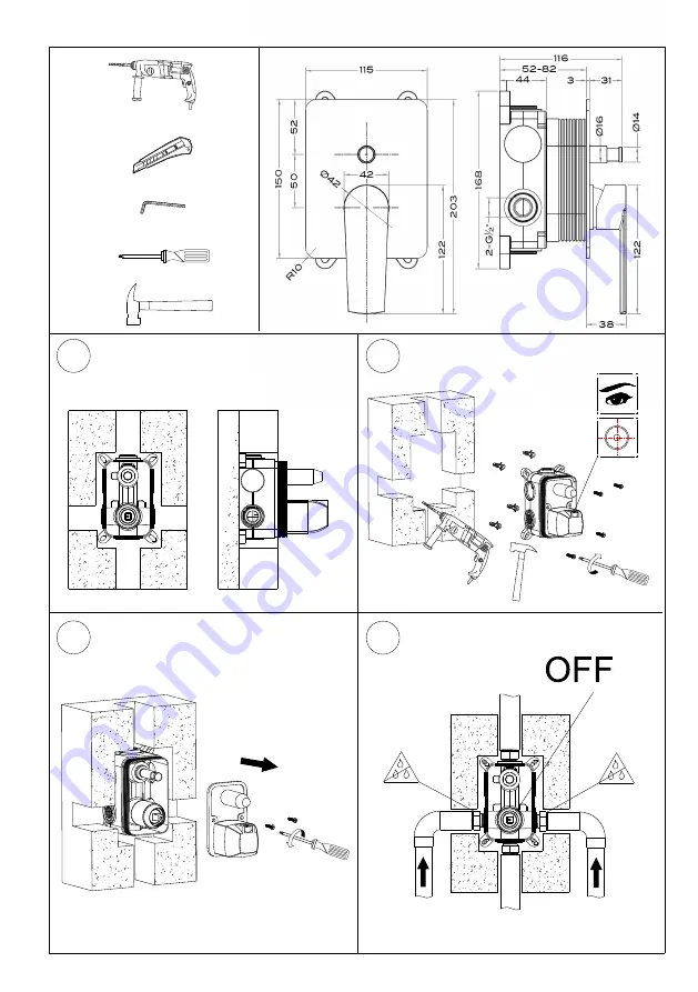 Sanipex BAGNODESIGN VITESSE BDM-VIT-411 Series Скачать руководство пользователя страница 4