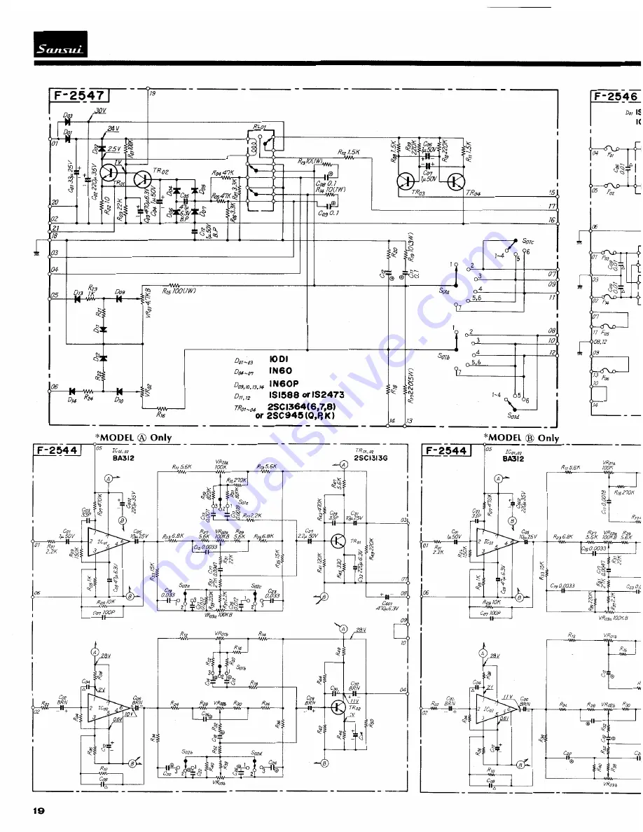 Sansui 8080 Service Manual Download Page 23