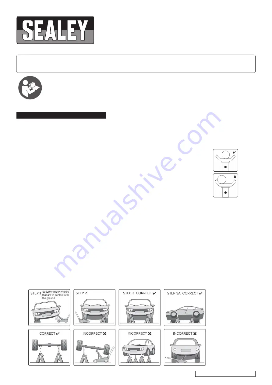 Sealey AS15000 Quick Start Manual Download Page 1