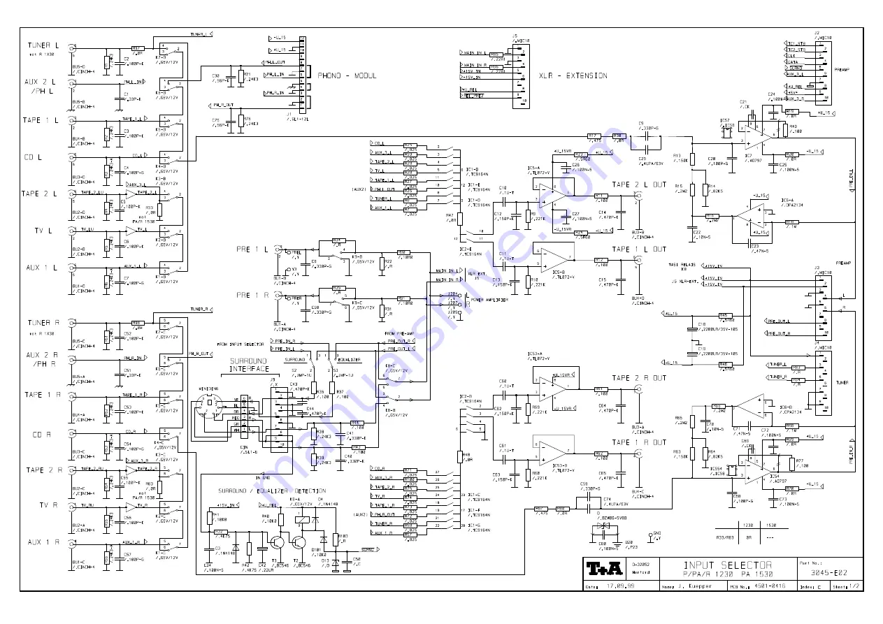 T+A Elektroakustik P 1230 R Service Manual Download Page 32