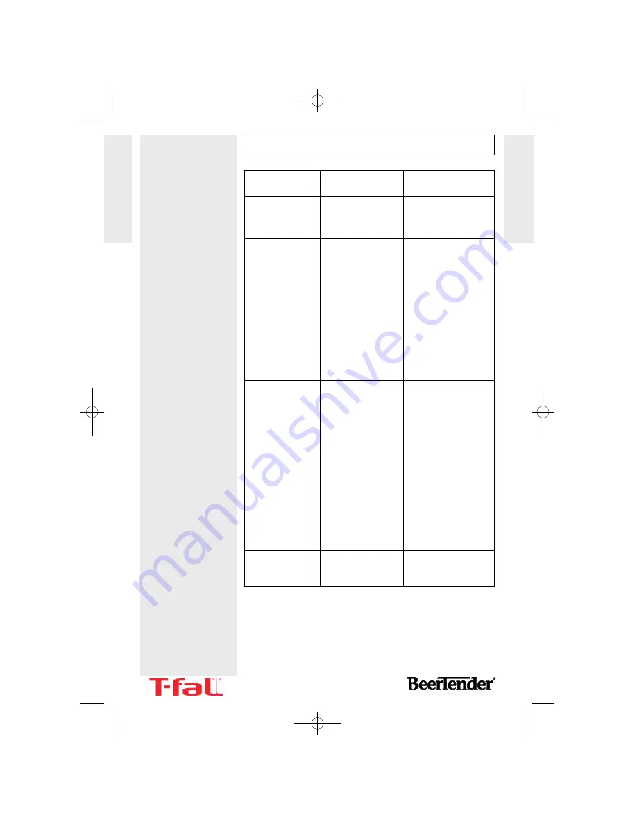 T-Fal BeerTender Скачать руководство пользователя страница 12