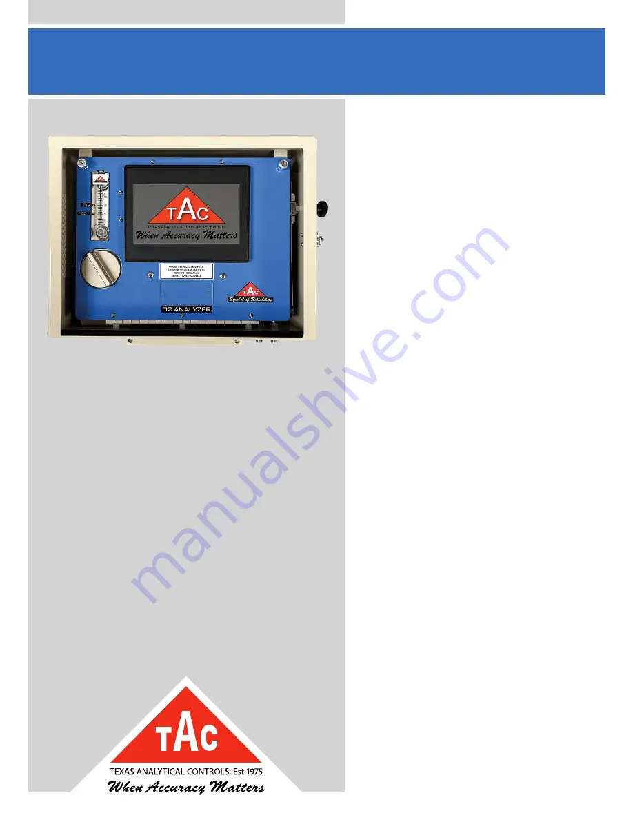 TAC TAC-O2-H Instruction Manual Download Page 1