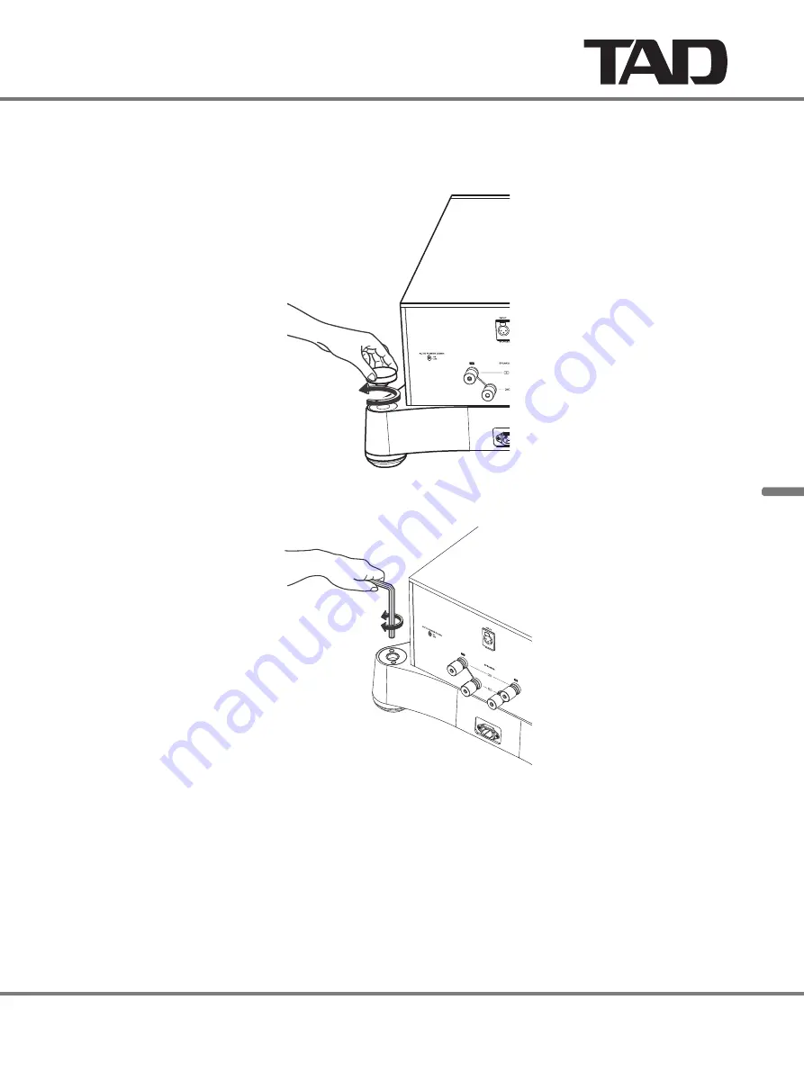 TAD TAD-M700 Owner'S Manual Download Page 63