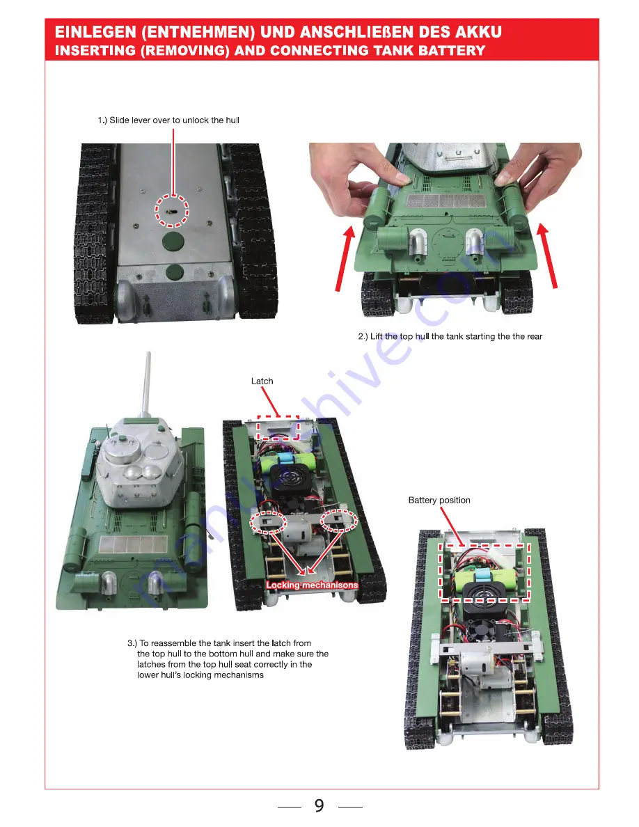 Taigen Tanks 13030 Скачать руководство пользователя страница 9