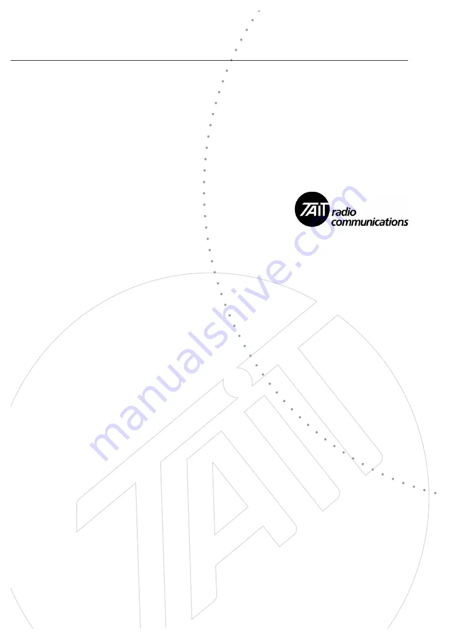 Tait TB7100 Fitting Instruction Download Page 1