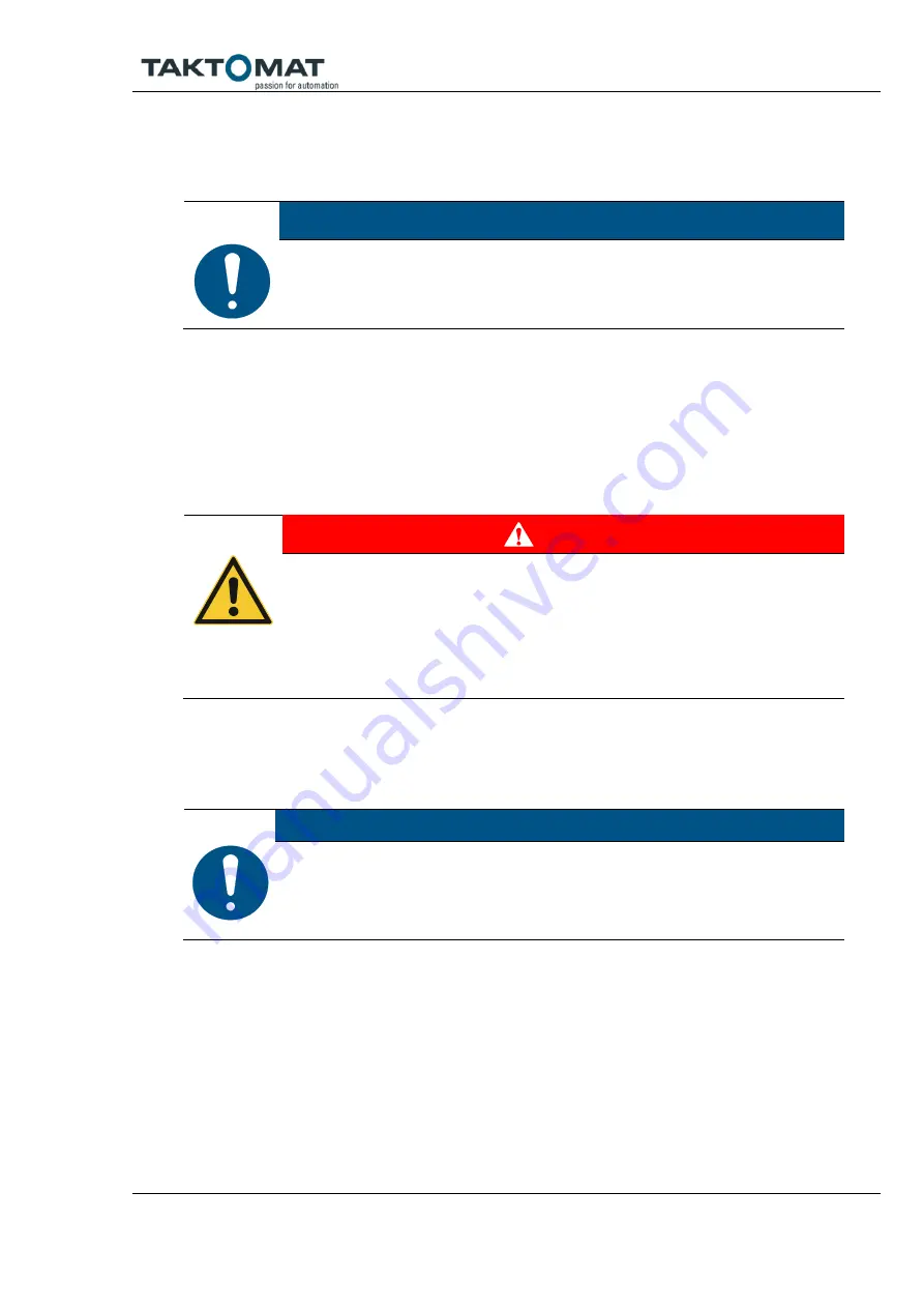 Taktomat RTX Series Original Operating Instructions Download Page 18