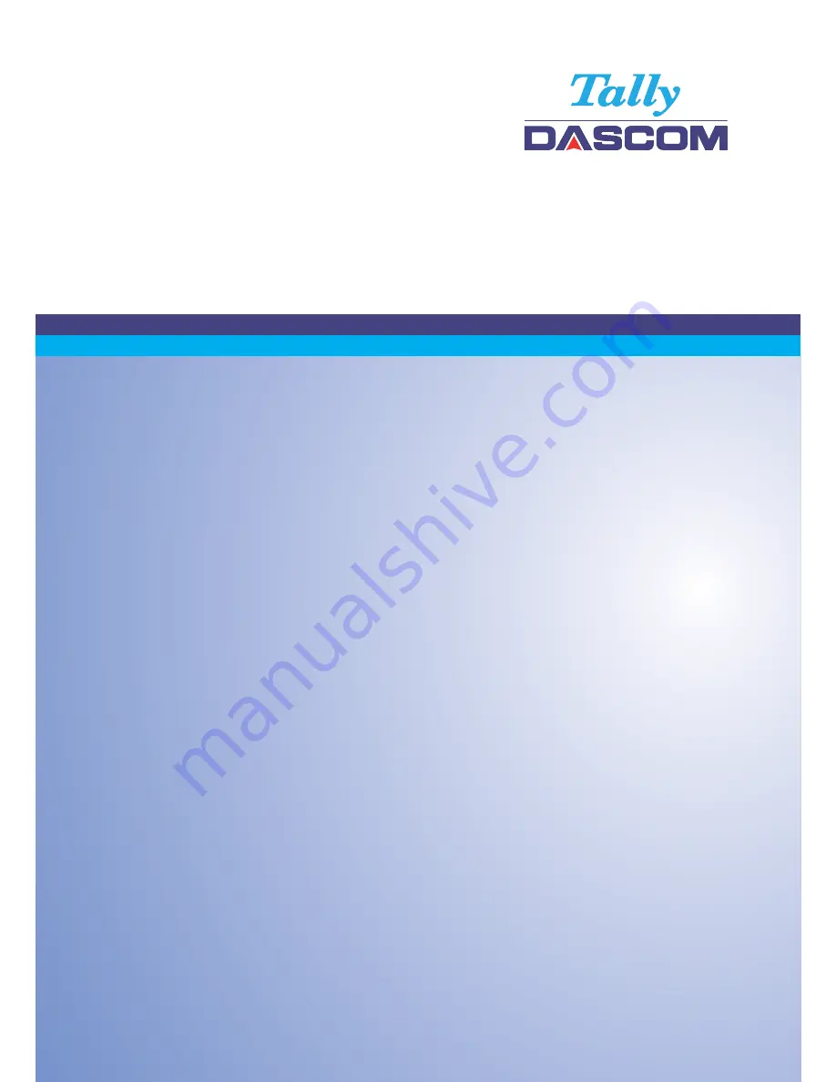 Tally Dascom 7106 Installation Manual Download Page 1