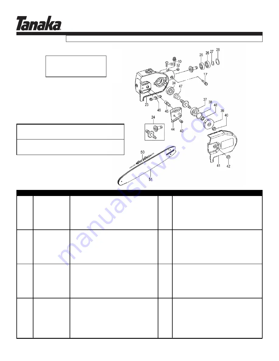 Tanaka TPS-260PF Illustrated Parts Manual Download Page 15