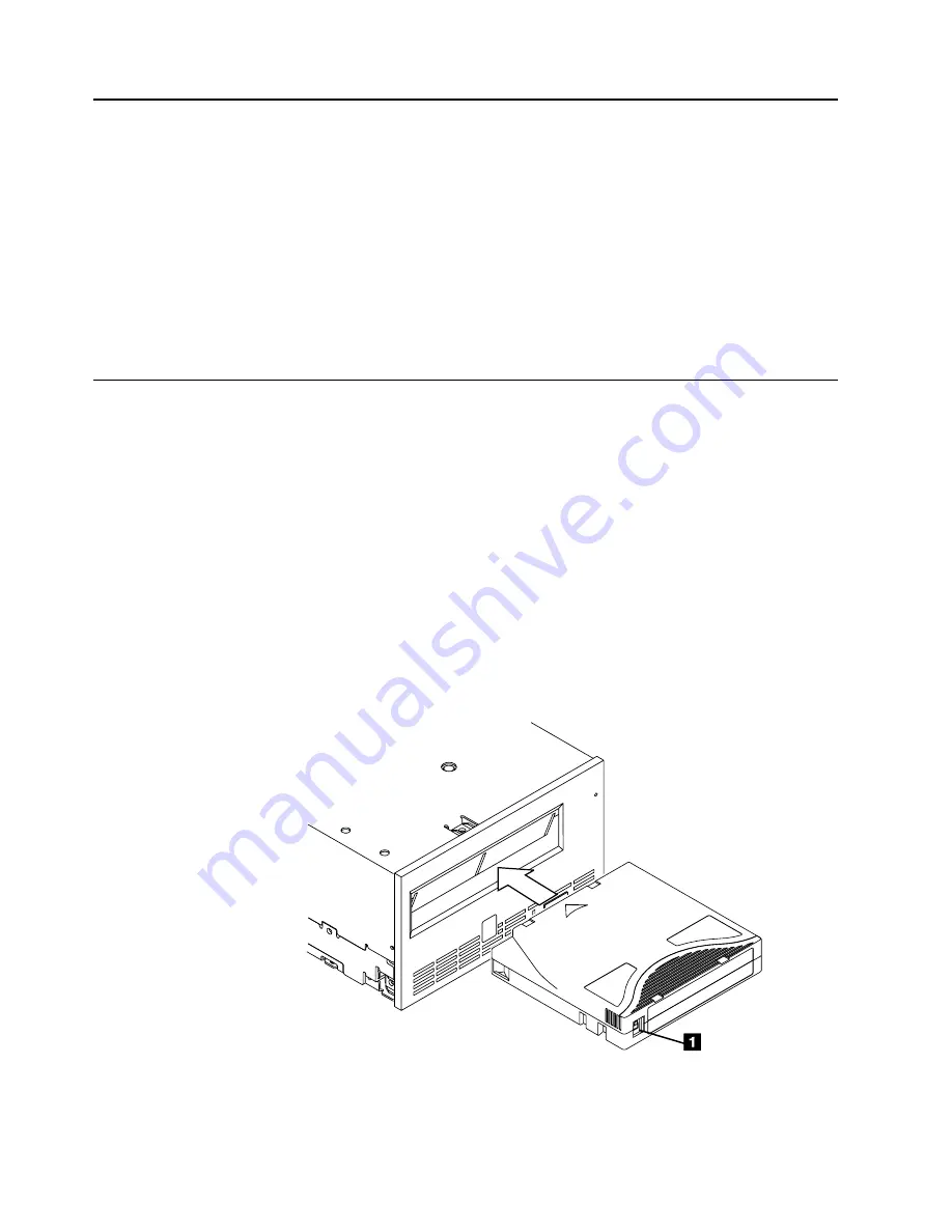 Tandberg Data LTO 1 Setup, Operator, And Service Manual Download Page 36