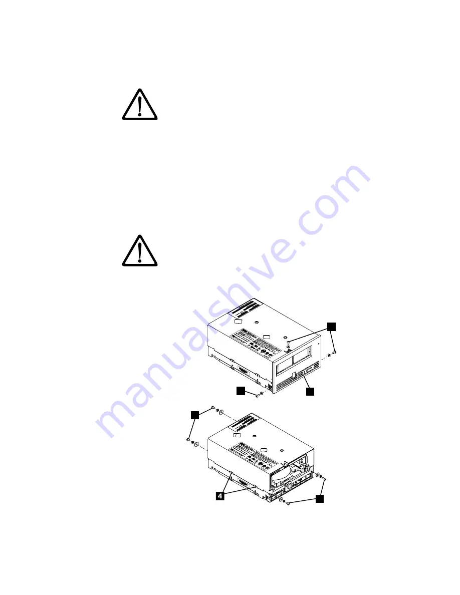 Tandberg Data LTO 1 Setup, Operator, And Service Manual Download Page 86