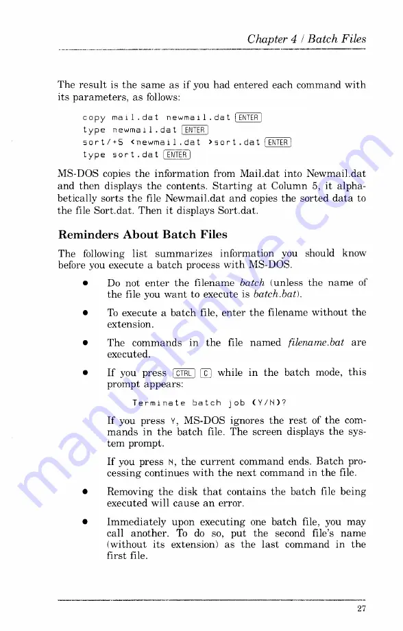 Tandy 1000 MS-DOS Скачать руководство пользователя страница 39