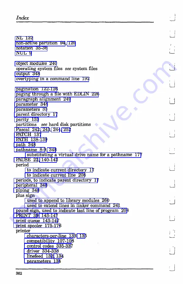 Tandy 1000 MS-DOS Reference Manual Download Page 386