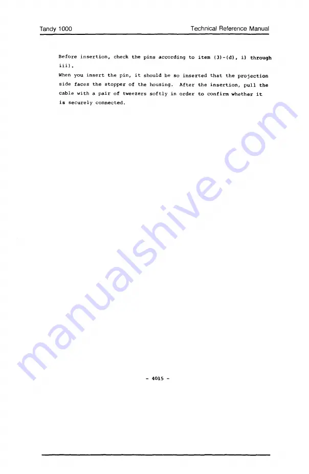 Tandy 1000 MS-DOS Technical Reference Manual Download Page 344