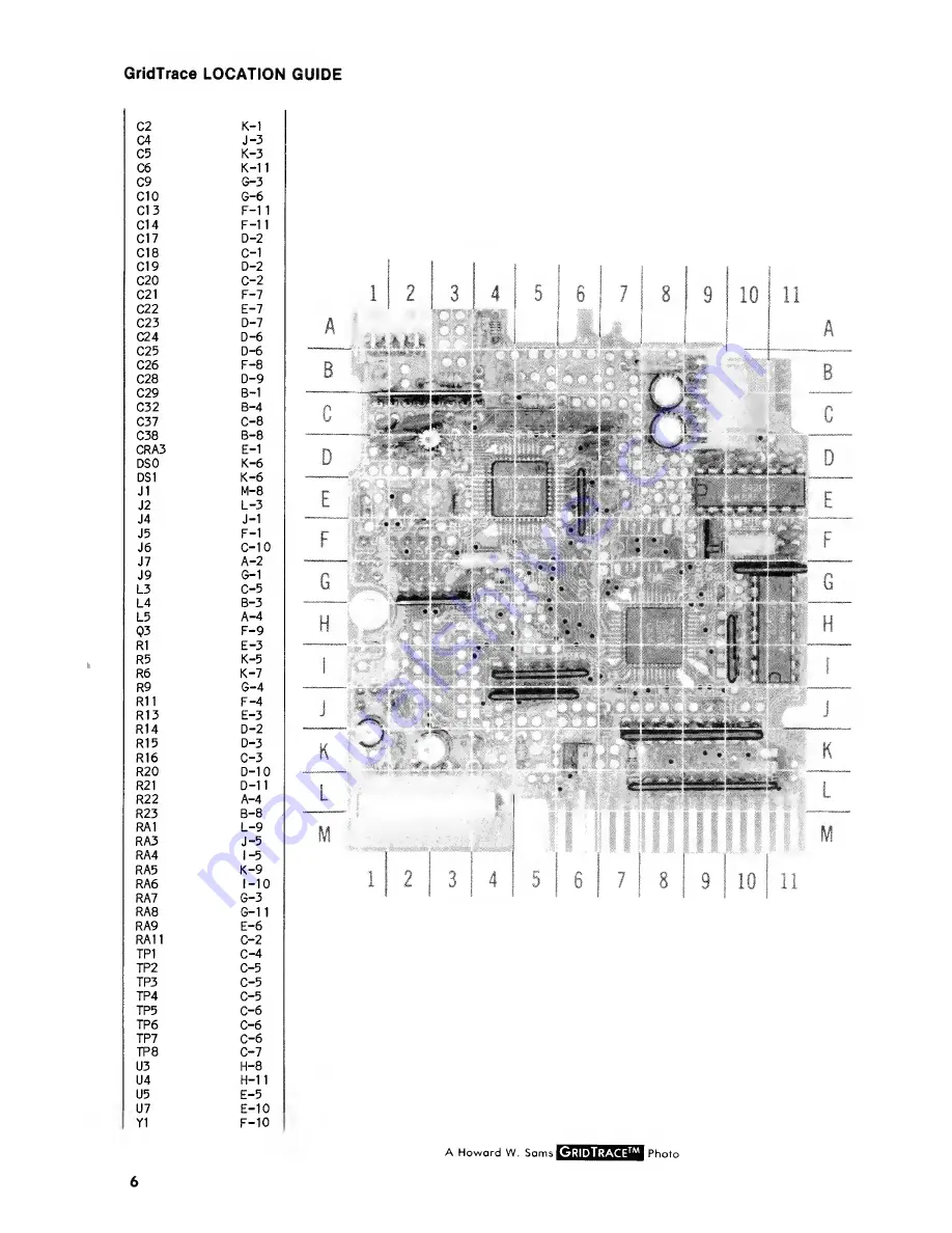 Tandy 1000SX Technical Service Data Download Page 64