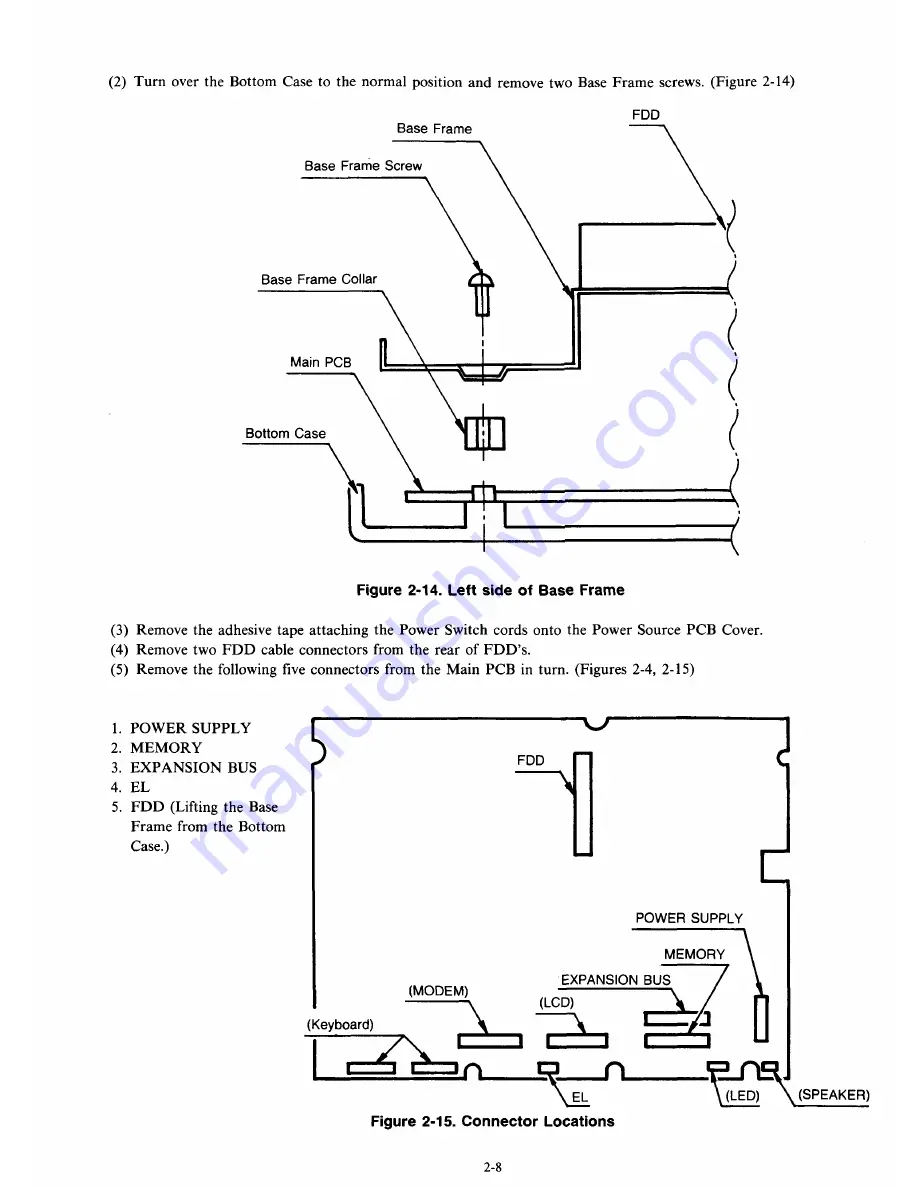 Tandy 1400LT Service Manual Download Page 27