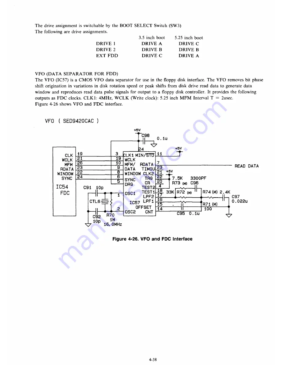 Tandy 1400LT Service Manual Download Page 75