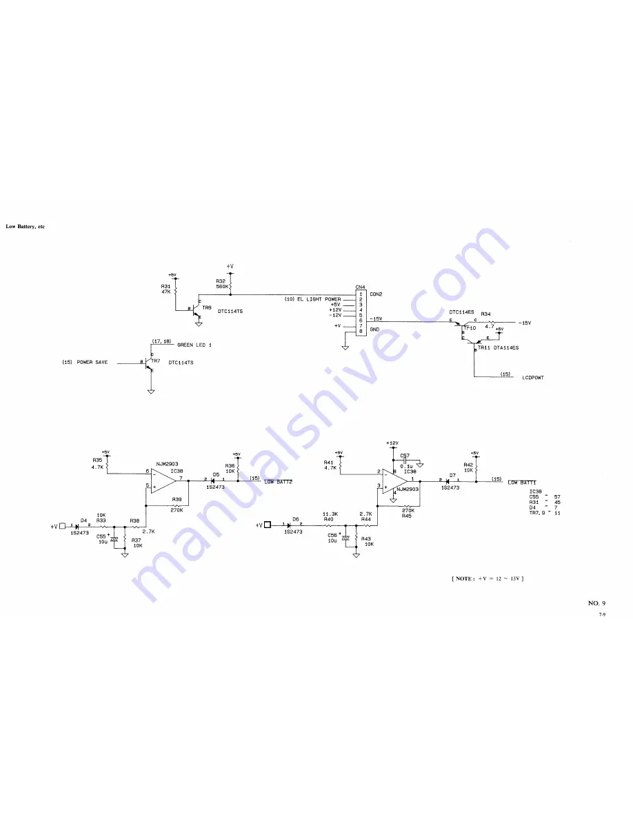 Tandy 1400LT Service Manual Download Page 184