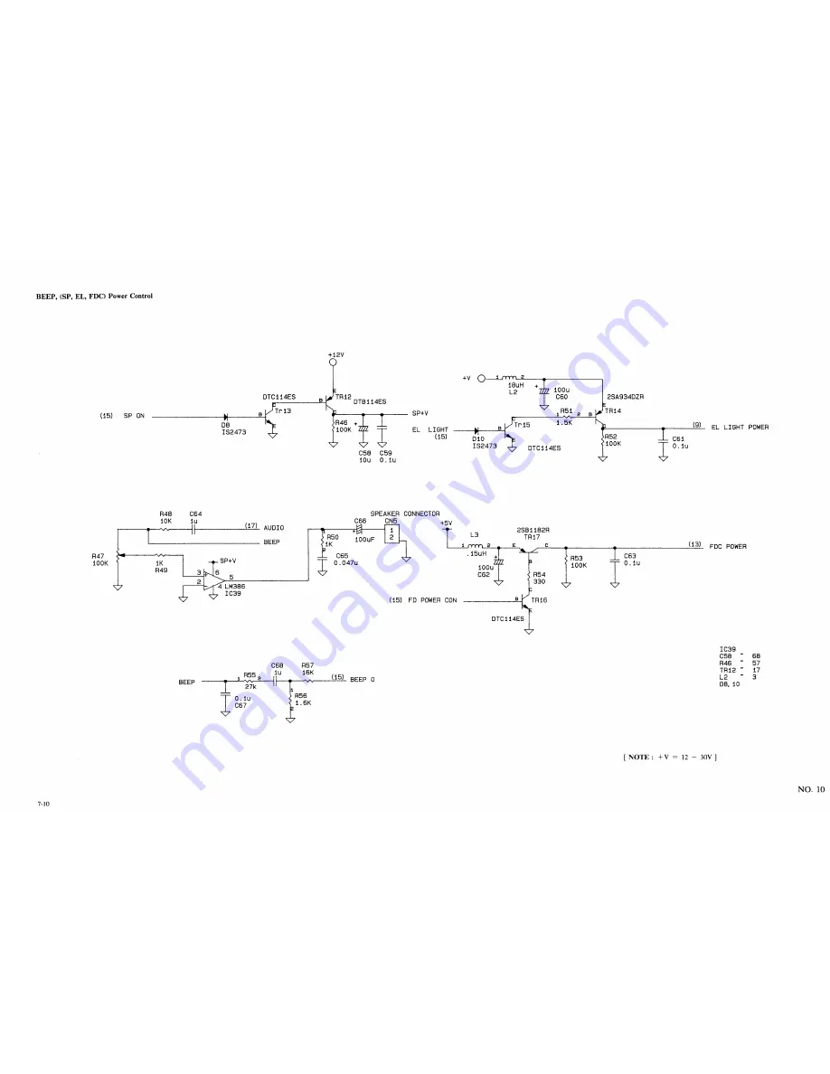 Tandy 1400LT Service Manual Download Page 185